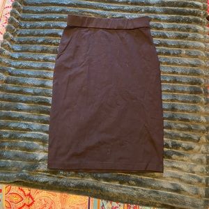 Forever 21. Black pencil skirt.